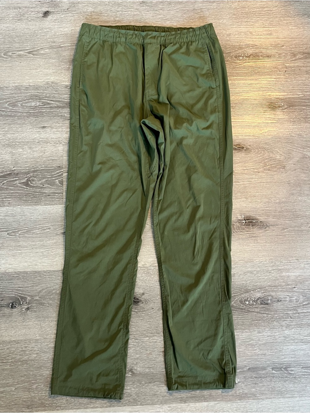 Topo Designs Olive Green Men’s Boulder Pants Size Large Climbing Nylon Hiking